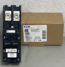 *NEW* EATON BJ2100 Circuit Breaker 100 AMP 120/240 VAC 2 Pole Type BR-New in Box