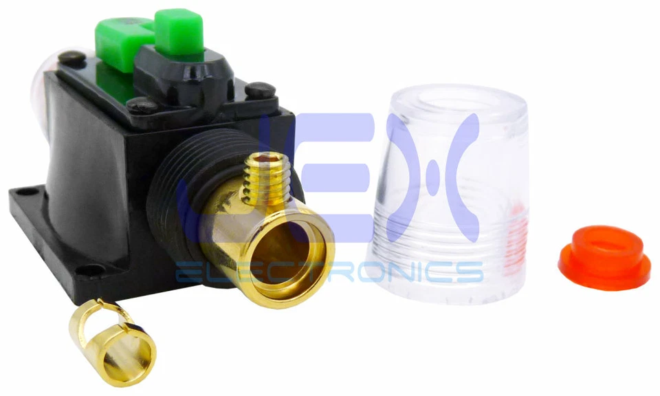 Disyuntor de CC en línea de 50 amperios solar/audio/coche/RV 50A/50AMP fusible 12V/24V/32V Foto 2 de 2