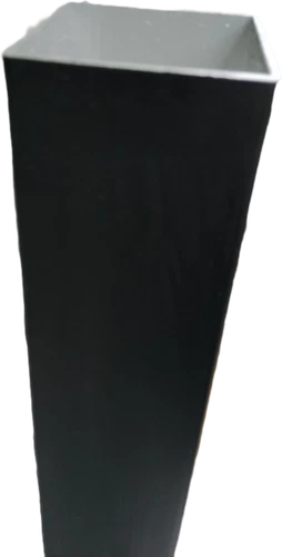Aluminium Tube Pipe Fence Posts 100x100 100mm 4" 4x4 BLACK Powdercoated - Picture 5 of 9