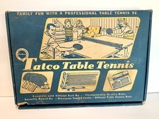 Vintage Tatco Table Tennis Set Ping Pong VGC