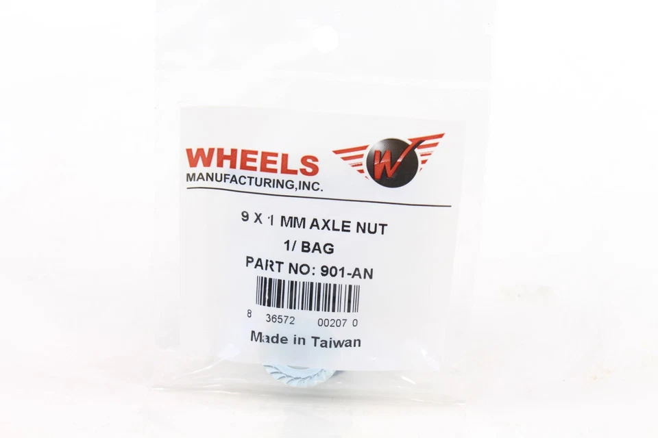 Tuerca de eje exterior delantero para bicicleta de 9 x 1 mm de fabricación de ruedas Foto 2 de 4