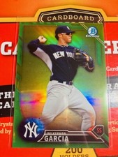 2016 Bowman Chrome Prospects Green Refractor /99 Wilkerman Garcia #BCP164 VHG88