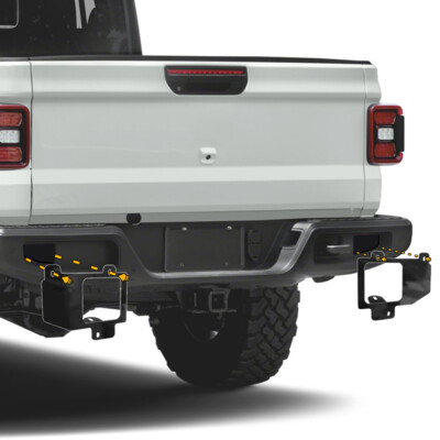 Rear Bumper Back Up Reverse LED Cube Light Kit For Jeep Gladiator 20+ EZ Install