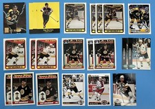 74 RAY BOURQUE HOCKEY CARD LOT. NM COND. O-PEE-CHEE. SEE PICS. (KS1)