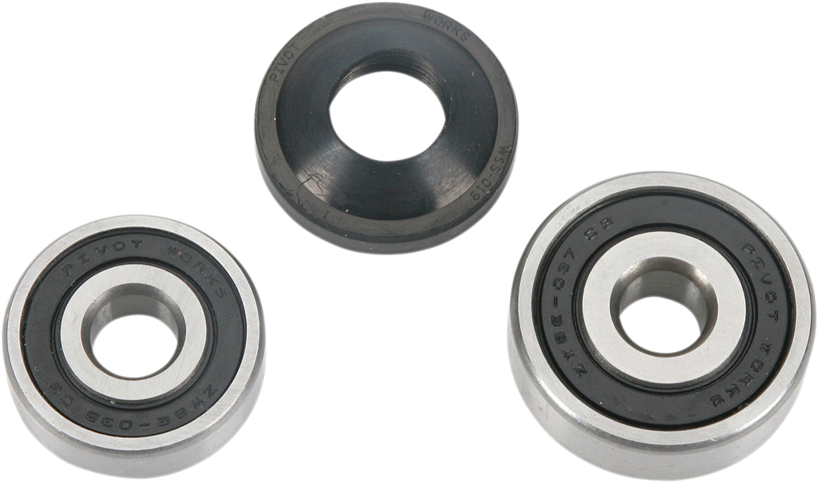 Pivot Works Front Wheel Bearing Kit For Kawasaki KLX110 (2002-2018 Models) - Complete Bearing & Seal Set
