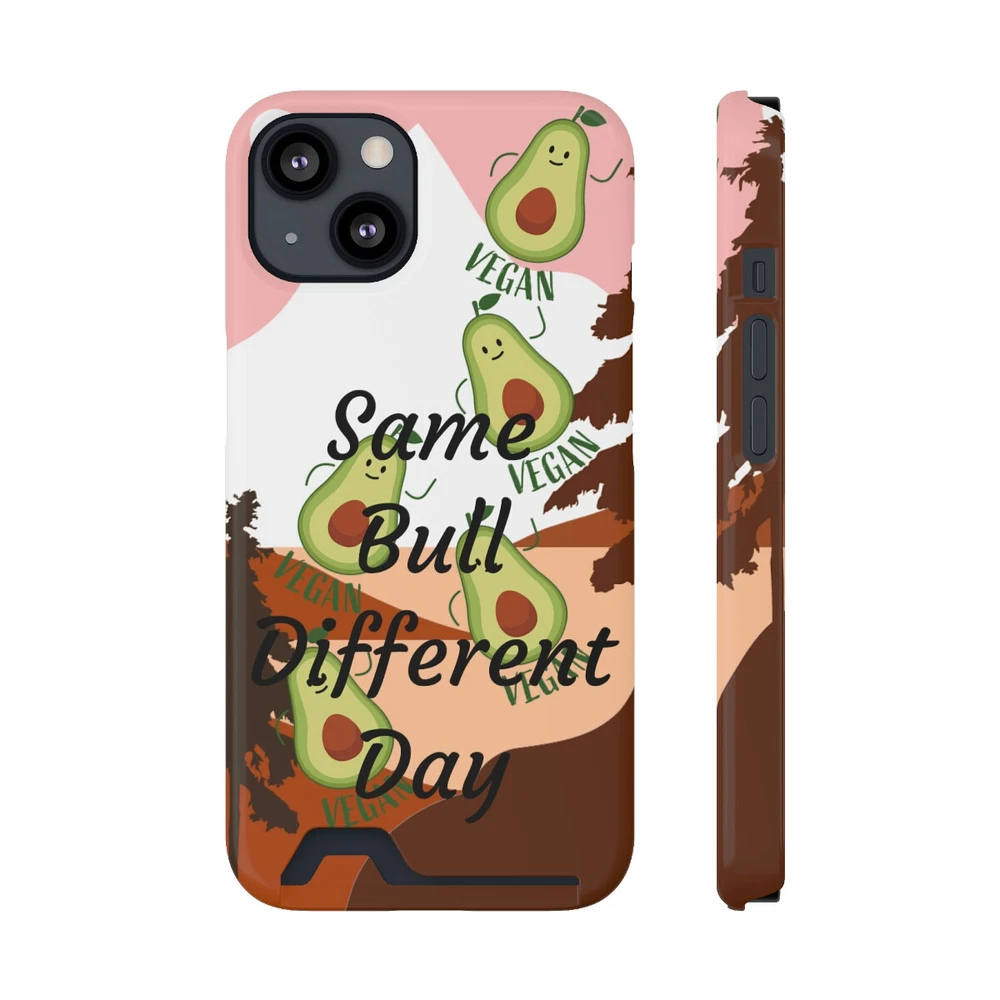 Slim Protective Phone Case with Built-in Card Holder  