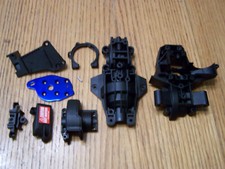 Fits Traxxas 1/10 Wide-Maxx Rear Bulkhead Motor Mounts Gear Covers Tie Bar 89086