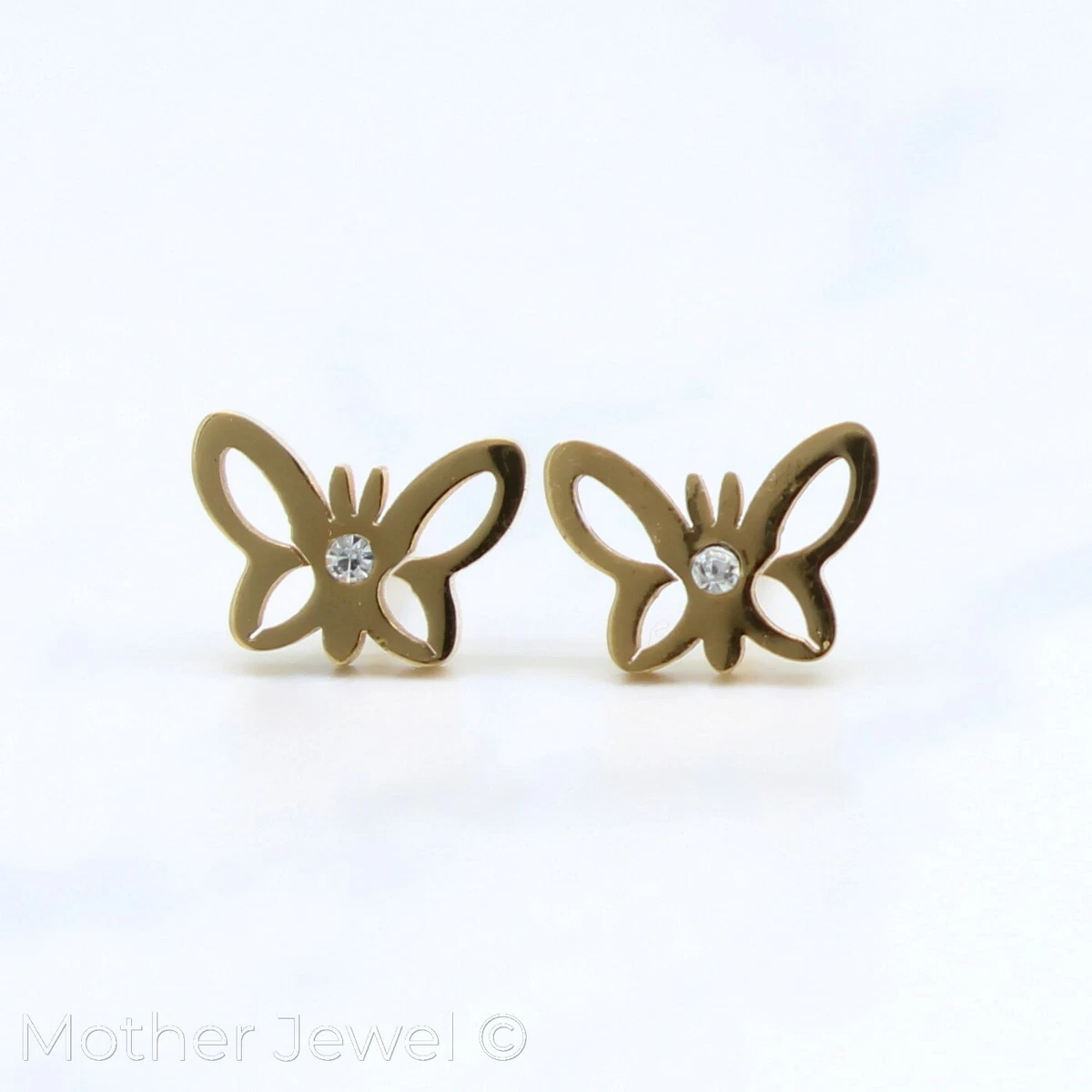 Surgical steel butterfly earrings outlet