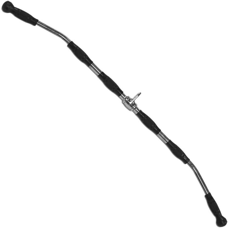 Body-Solid Tools Pro-Grip Lat Bar Cable Attachment for Gym, 