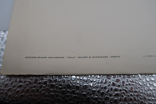 Vtg Ship Menu Cristoforo Colombo Genovese Italia Company Design Vellani Marchi - Picture 24 of 24