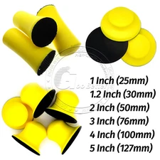 1/1.2/2/3/4/5 Inch Hook & Loop Hand Sanding Block Pad Backing Pads for Sandpaper