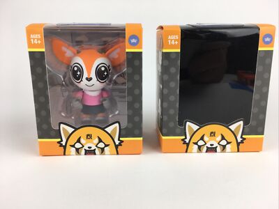 Aggretsuko Action Vinyls   Aggretsuko & Tsunoda   The Loyal Subjects   By Sanrio