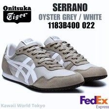Onitsuka Tiger SERRANO OYSTER GREY / WHITE 1183B400 022 UNISEX NEW 