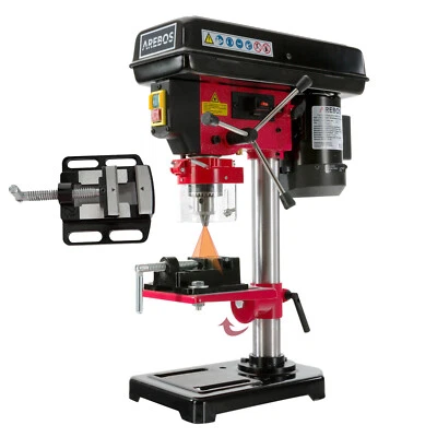 AREBOS Bench Drilling Machine Column Drilling Machine Laser Vise