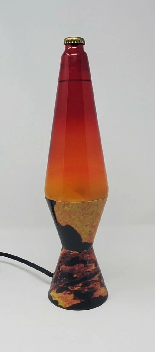 Red and 2024 orange lava lamp