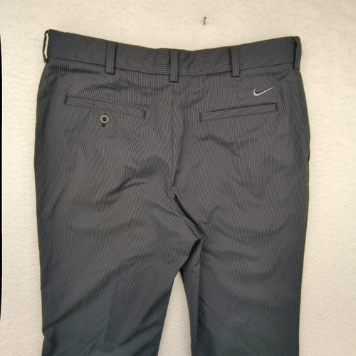 Nike Golf Pants Mens 33x32 Dri-Fit Performance Stretch Pinstripe Lightweight - Picture 8 of 14