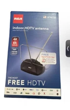 RCA ANT111E Indoor Digital TV Antenna Non-Amplified 40-Mile Range Black new