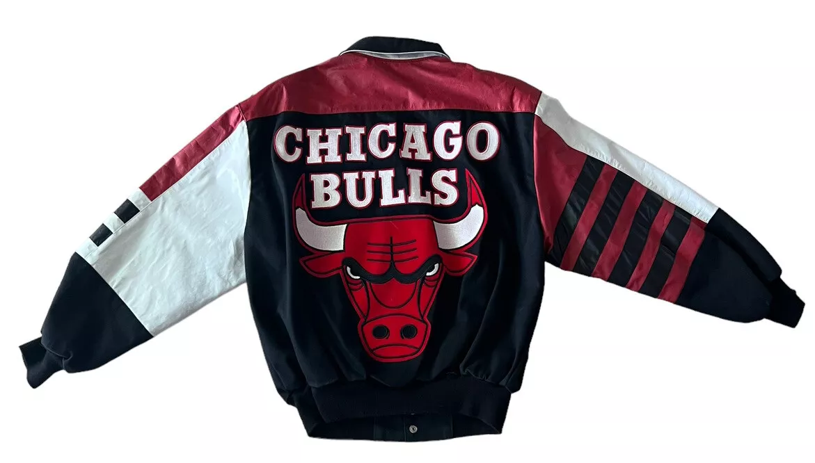 Vintage Early 90s Jeff Hamilton Chicago Bulls NBA Leather Jacket Men’s Large Vintage Early 90s Jeff Hamilton Chicago Bulls NBA Leather Jacket Men’s Large