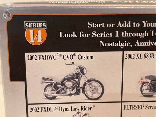 Replica personalizzata CVO vintage 2002 Maisto HARLEY-DAVIDSON FXDWG serie 14, Nuova con scatola! - Foto 4 di 9