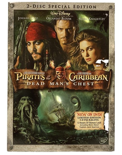Pirates of the Caribbean: Dead Man's Chest (DVD, 2006, 2-Disc Set