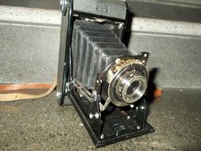 Antica macchina fotografica-soffietto ZEISS IKON nettar 515/2 funzionante vintag