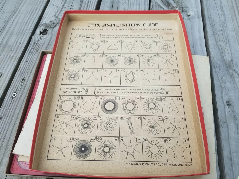 Vintage 1967 Kenner's New Spirograph Collectible Kids Art Toy! FREE SHIPPING! - Image 3 of 4