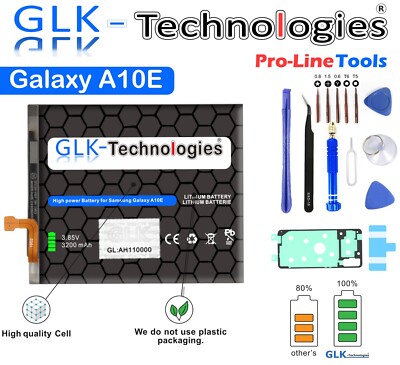 GLK Akku für Samsung Galaxy A 10 e A10e SM-A202F | EB-BA202ABU Batterie N U E