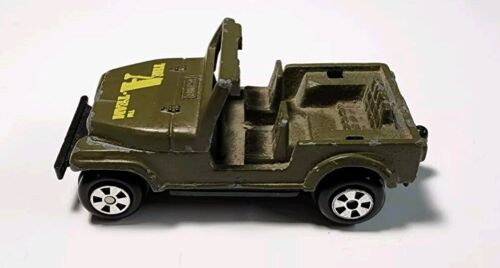 Vintage ERTL Military Green A-Team Jeep 1/64 Diecast/Plastic 100-0405 VHTF - Picture 4 of 10