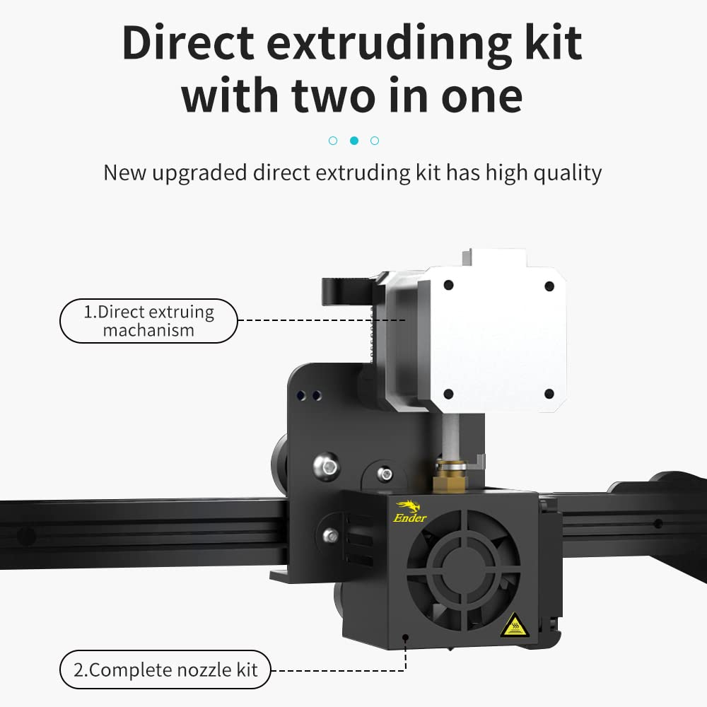 Creality Officiële Upgrade Kit voor Ender 3 Dual Z-as (Stappenmotor 42-34 inbegrepen) voor 3D-printer Ender-3, Ender-3S, Ender 3 Pro, Ender 3 V2