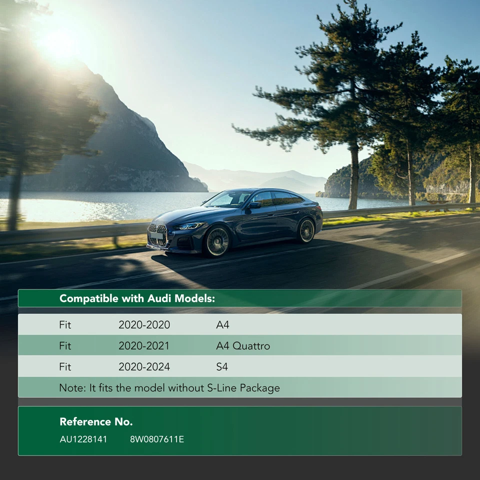 Protector contra salpicaduras motor forma inyección delantera para Audi A4 2020 A4 Quattro 2020 2021 Foto 2 de 4