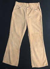 Vintage 70s Big Yank 28x28 Corduroy Bell Bottom Pants Big Flare Hippie Wide