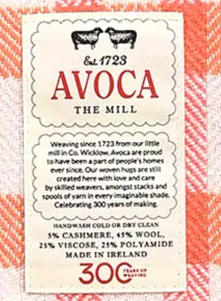 AVOCA Baby Blanket ,Doll Cashmere Blend Baby Blanket,New, Gift eBay
