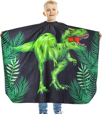 Capa de corte de pelo para niños, impermeable, para peluquero