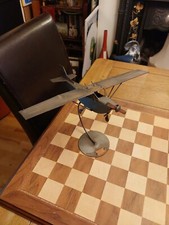 Hinz & Kunst Germany Das Original Metal Sculpture Cessna Airplane RRP Eur 89.00