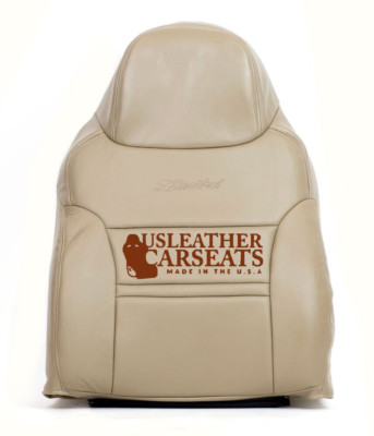 2000 2001 Ford Excursion Limited Passenger - Lean Back Leather Seat Cover Tan