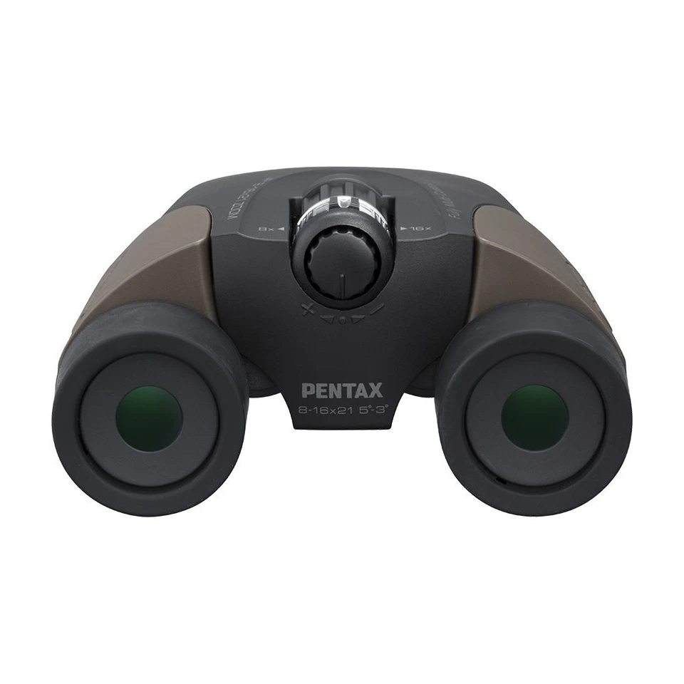 PENTAX Porro Prism Binoculars UP 8-16x21 Brown Bak4 Full Multi Coating 61962 NEW - Image 3 of 4