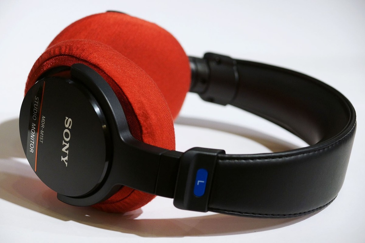 SONY MDR-M1ST 社外パッド装着 純正未使用付属 SONY MDR-M1ST Earpad Repair & Protection mimimamo Headphone Cover