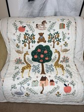 Pottery Barn Rifle Paper Co. Storybook Baby Quilt 36x50 - No Monogram