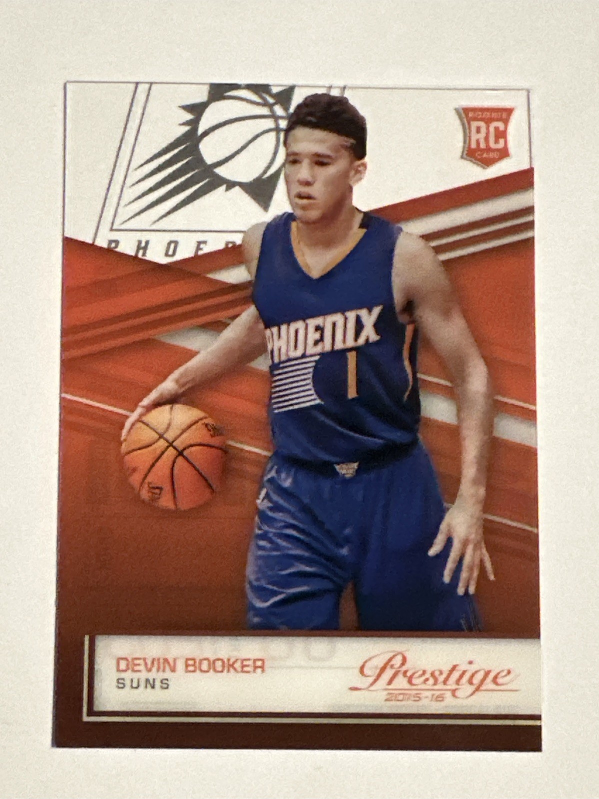 Devin Booker 2015-16 Panini Prestige Rookie Card #40 Acetate SP Suns RC