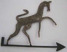 ANTIQUE OLD HORSE WEATHER VANE , CUTOUT WEATHERVANE