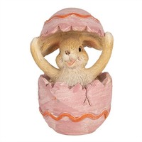 Clayre & Eef - Putzige Osterhasen-Deko Osterhase Im Osterei