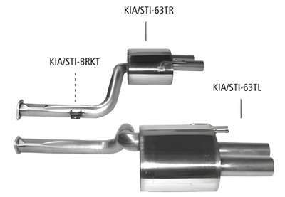 Bastuck Sportauspuff - Kia Stinger 3.3 T-GDI V6