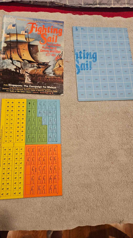 SPI Strategy & Tactics  Magazine Complete War Games Unpunched # 85 Fighting Sail