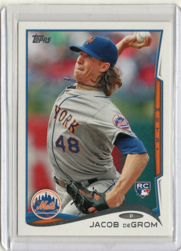 JACOB DeGROM 2014 TOPPS UPDATE EOOKIE CARD #US-50 RANGERS A185