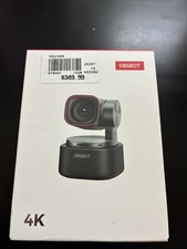 OBSBOT Tiny 3 AI-Powered Spatial Audio 4K PTZ Webcam