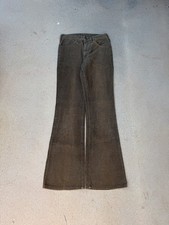 Vintage 70 s Levi s 646 Bellbottom Flare Faded Brown Corduroy Pants Size 28x32