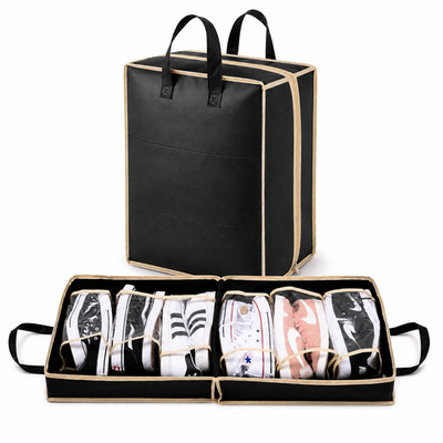 Schuh Aufbewahrung Organizer Tasche unter Bett Faltbar Reisekoffer Teiler Griffe Farbe