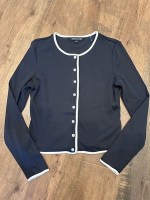 Veronica Beard Cardigan Size M Navy