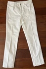 Talbots Flawless White Denim Straight Leg Stretch High-Waist Jeans Pants Size 6P