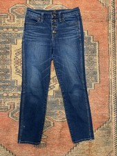 J Crew High Rise Vintage Straight Jeans size 25 Dark Wash